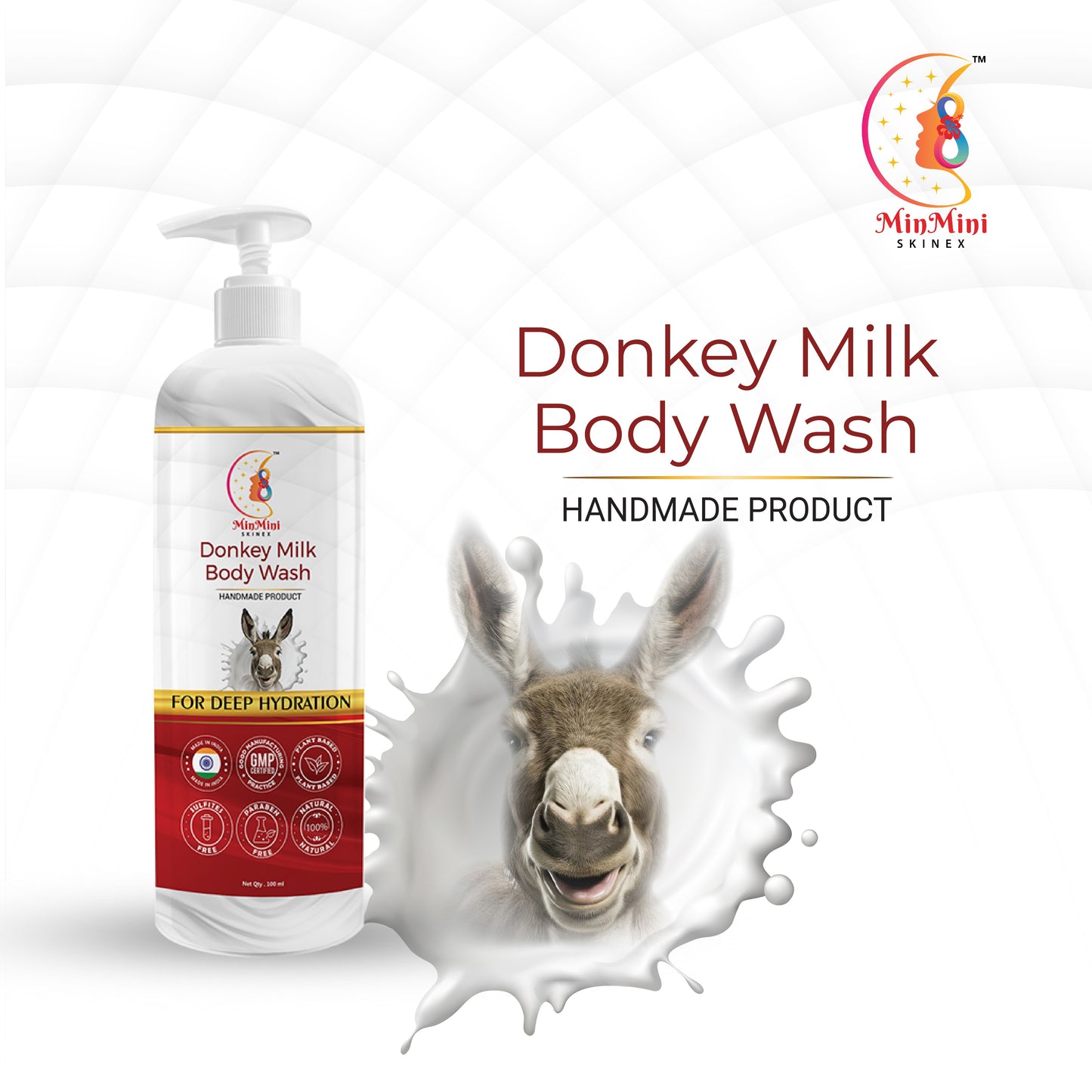 Donkey Milk Body Wash for Anti -Aging