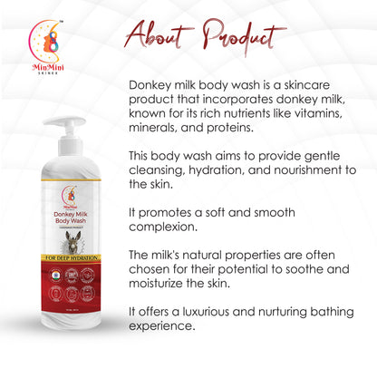 Donkey Milk Body Wash for Anti -Aging