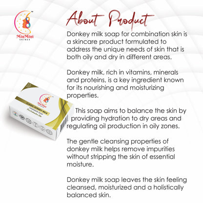 Classic Donkey Milk Soap For Combination Skin