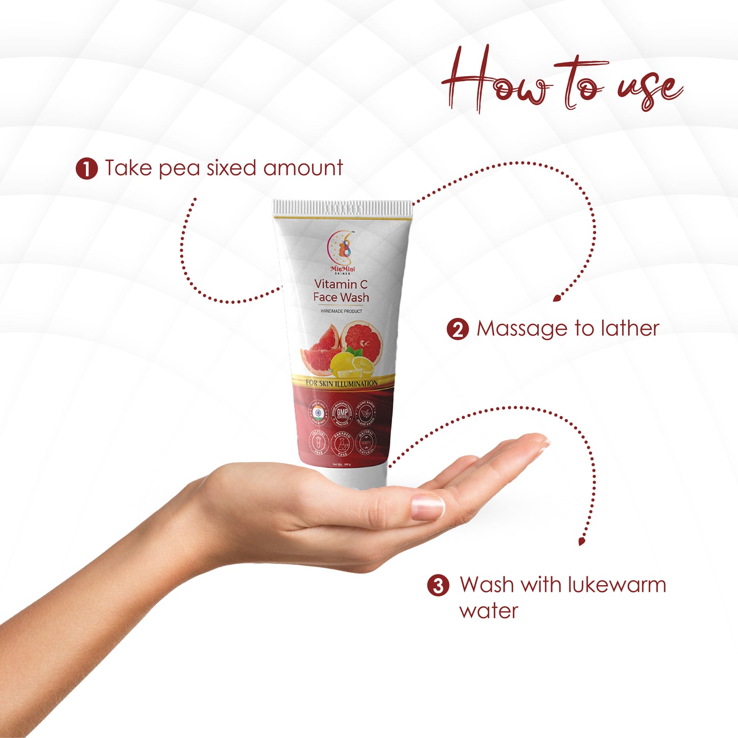 Vitamin C Face Wash for skin brightening