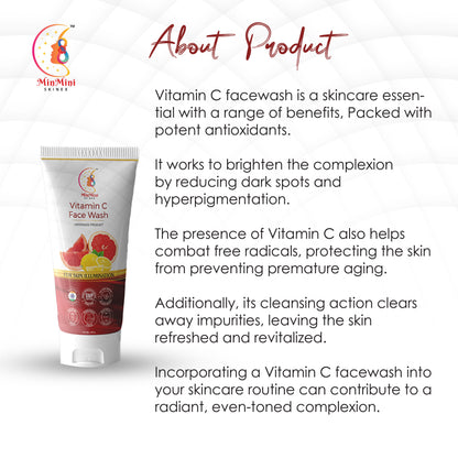 Vitamin C Face Wash for skin brightening